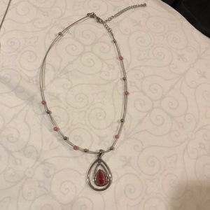 Lia Sophia pink necklace